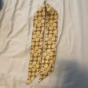 Coach skinny scarf